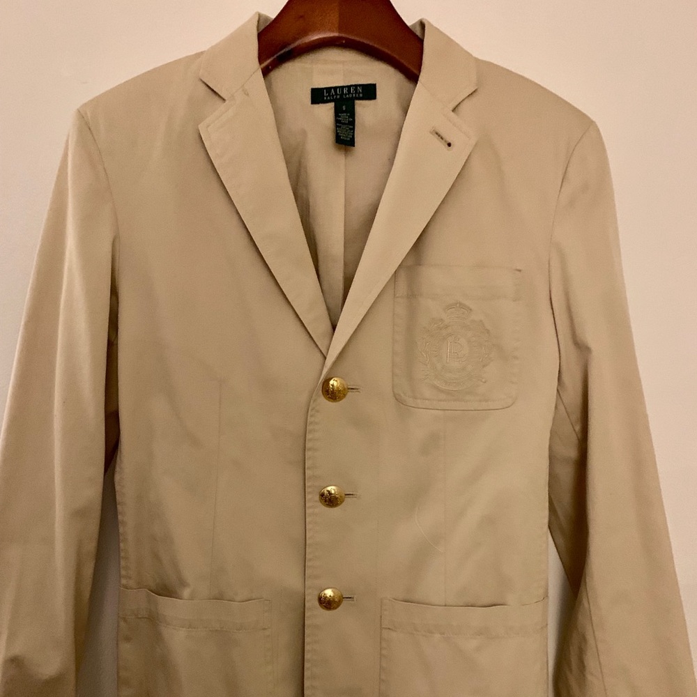Lauren Ralph Lauren Cotton Blazer Jacket